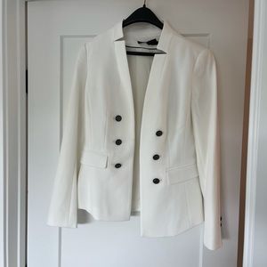 WHBM White/Ecru pant suit, blazer & pant size 8